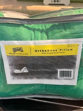 OrthoBone Support Pillow - Green by